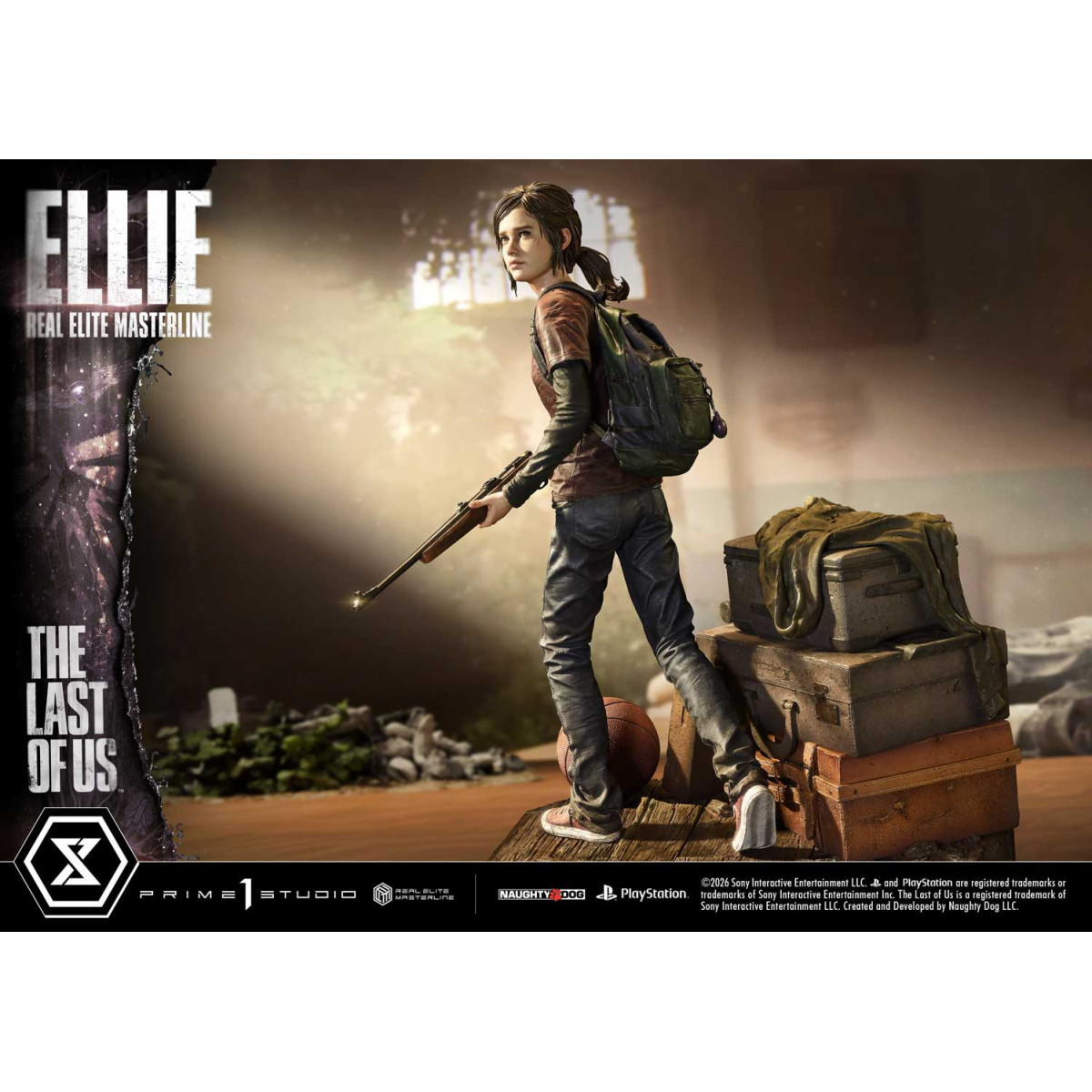 Prime 1 - Joel & Ellie Versione Deluxe (The The Last of Us Part I) 1/4 di statuetta della serie Masterline Ultimate Premium