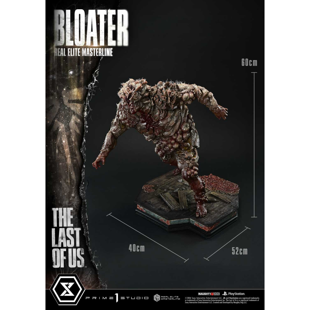 Prime 1 - Bloater ( The Last of Us Parte I) 1/4 Real Elite Masterline