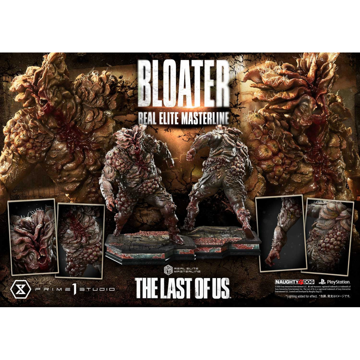 Prime 1 - Bloater ( The Last of Us Parte I) 1/4 Real Elite Masterline