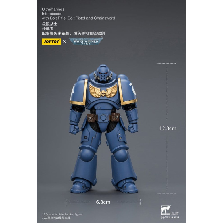 JoyToy Space Marines - Ultramarines - Intercessori 1/18 - Warhammer 40K