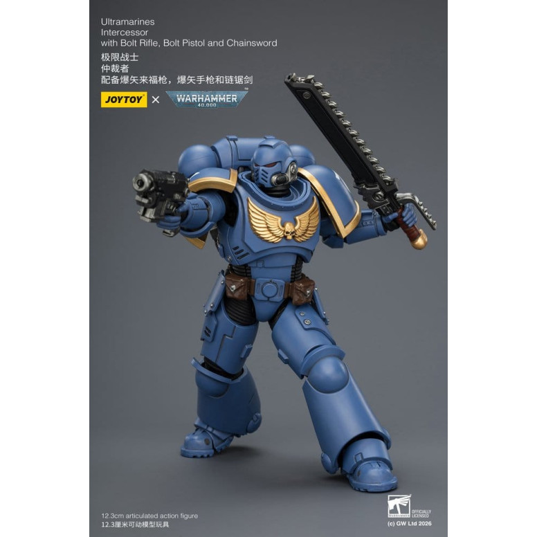 JoyToy Space Marines - Ultramarines - Intercessori 1/18 - Warhammer 40K