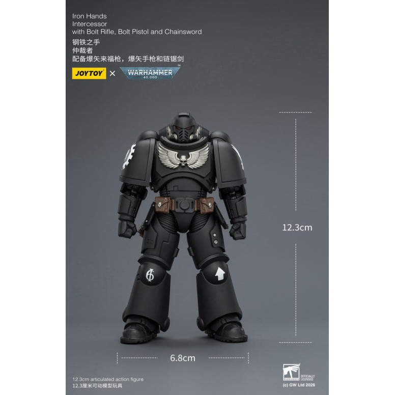JoyToy Space Marines - Iron Hands - Intercessori 1/18 - Warhammer 40K