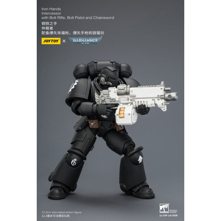 JoyToy Space Marines - Iron Hands - Intercessori 1/18 - Warhammer 40K