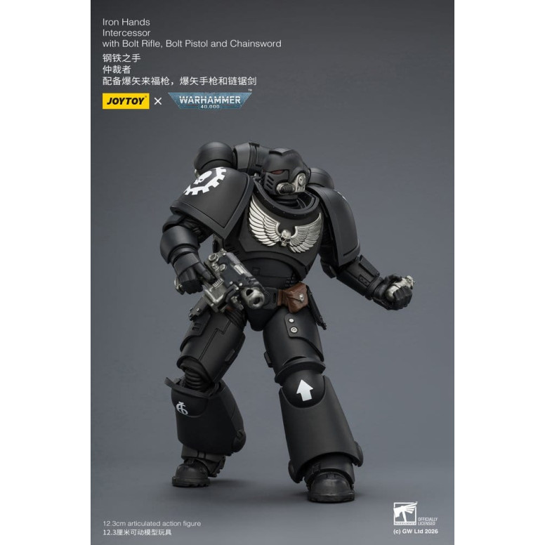JoyToy Space Marines - Iron Hands - Intercessori 1/18 - Warhammer 40K