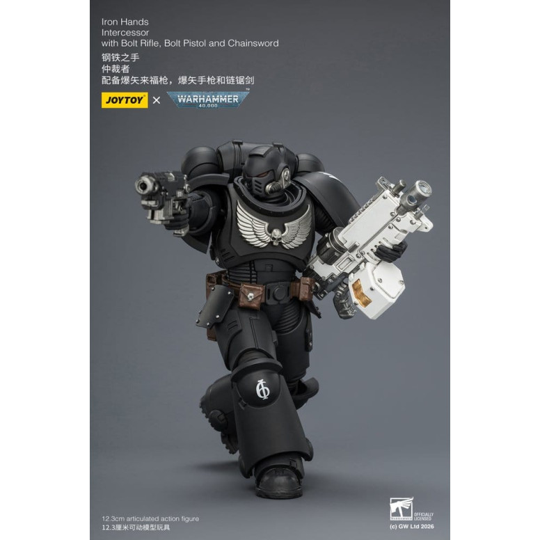 JoyToy Space Marines - Iron Hands - Intercessori 1/18 - Warhammer 40K