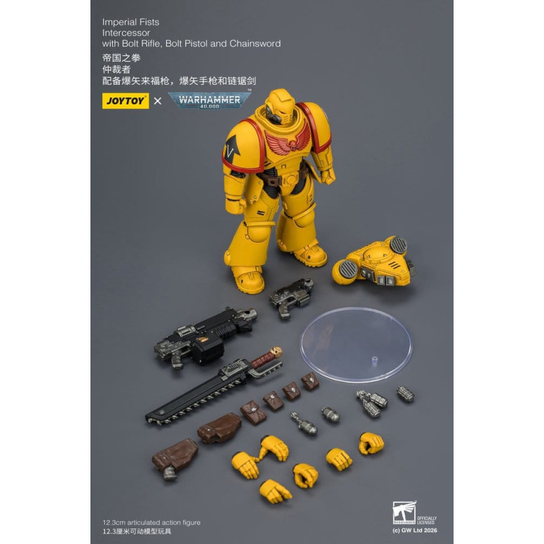 JoyToy Space Marines - Imperial Fists - Intercessori 1/18 - Warhammer 40K