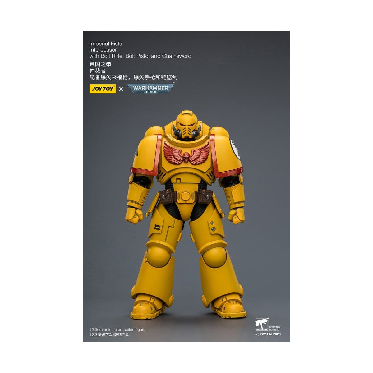 JoyToy Space Marines - Imperial Fists - Intercessori 1/18 - Warhammer 40K