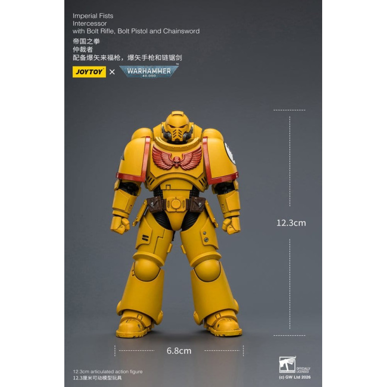 JoyToy Space Marines - Imperial Fists - Intercessori 1/18 - Warhammer 40K