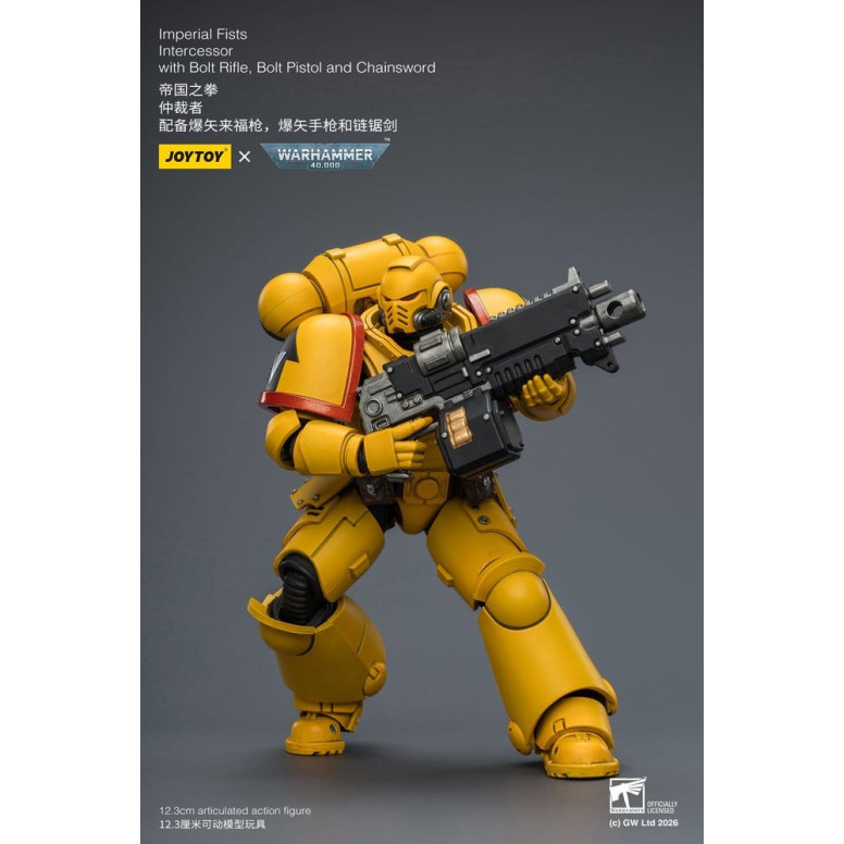 JoyToy Space Marines - Imperial Fists - Intercessori 1/18 - Warhammer 40K