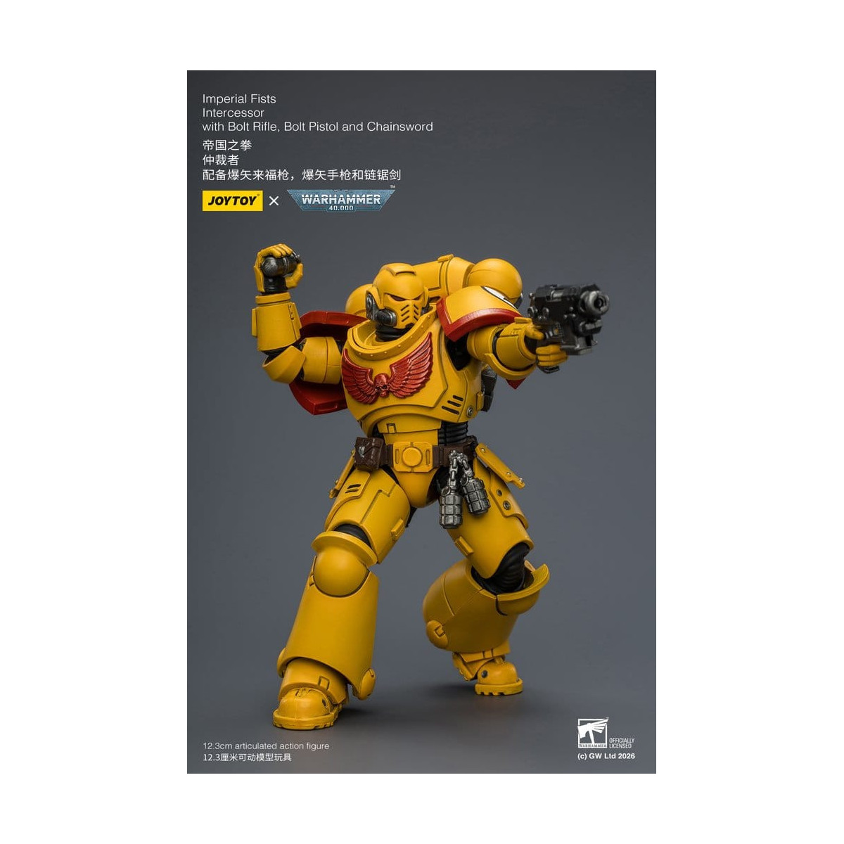 JoyToy Space Marines - Imperial Fists - Intercessori 1/18 - Warhammer 40K