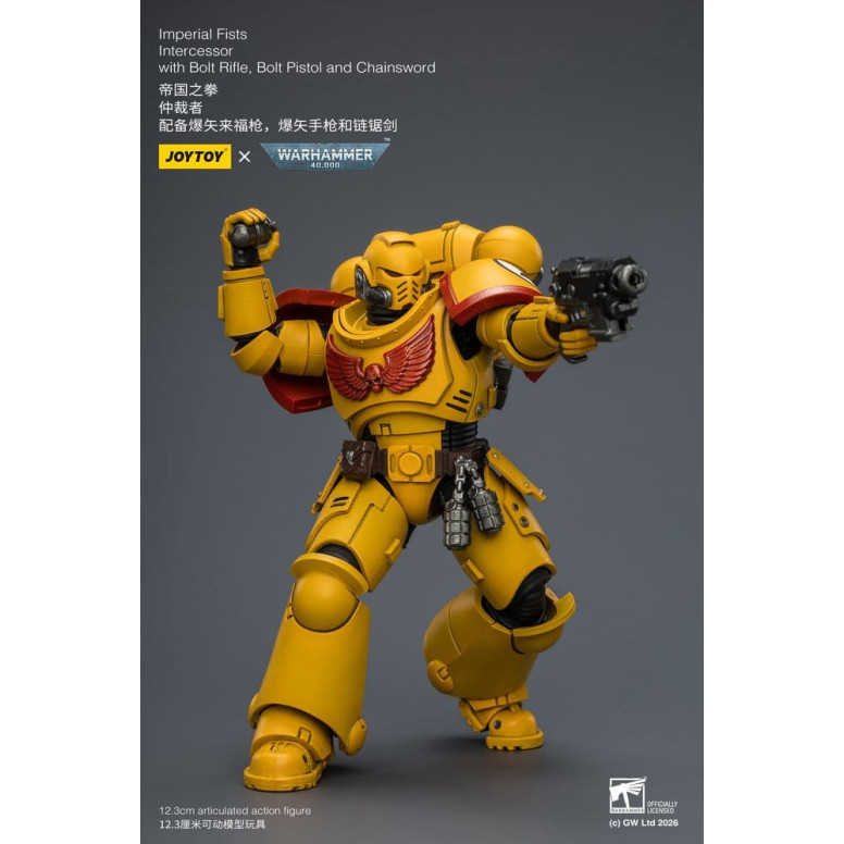 JoyToy Space Marines - Imperial Fists - Intercessori 1/18 - Warhammer 40K