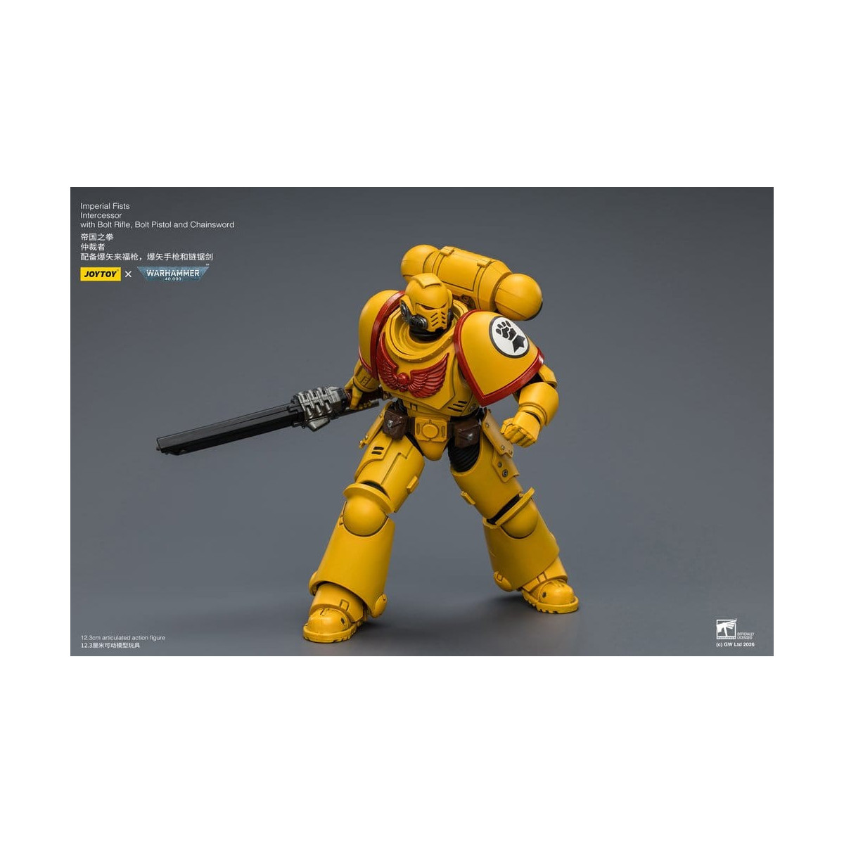 JoyToy Space Marines - Imperial Fists - Intercessori 1/18 - Warhammer 40K