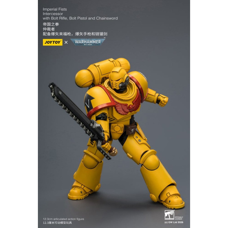 JoyToy Space Marines - Imperial Fists - Intercessori 1/18 - Warhammer 40K