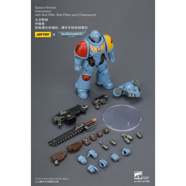 JoyToy Space Marines - Space Wolves - Intercessori 1/18 - Warhammer 40K