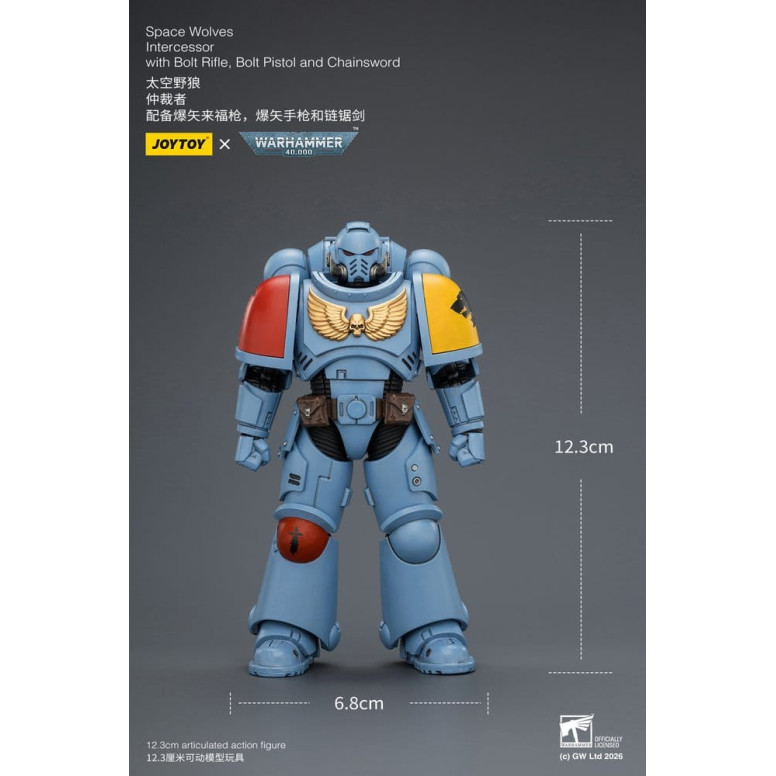 JoyToy Space Marines - Space Wolves - Intercessori 1/18 - Warhammer 40K