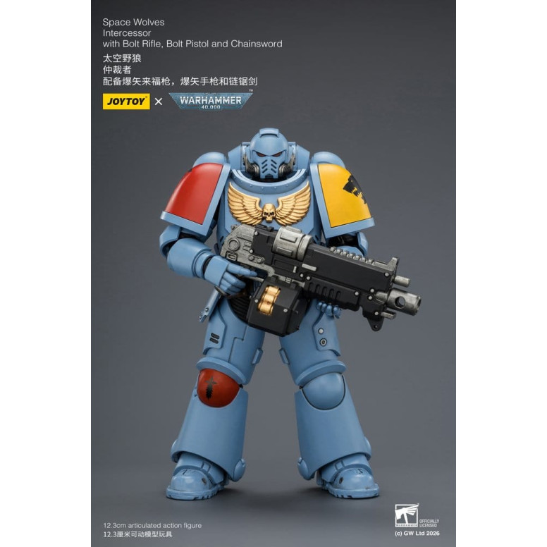 JoyToy Space Marines - Space Wolves - Intercessori 1/18 - Warhammer 40K