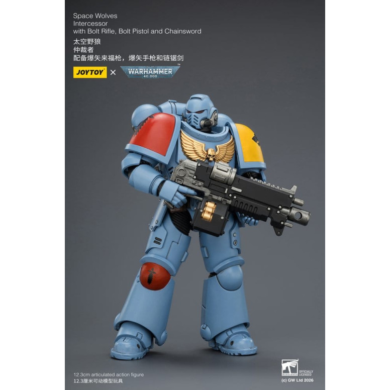 JoyToy Space Marines - Space Wolves - Intercessori 1/18 - Warhammer 40K