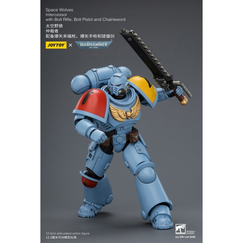 JoyToy Space Marines - Space Wolves - Intercessori 1/18 - Warhammer 40K