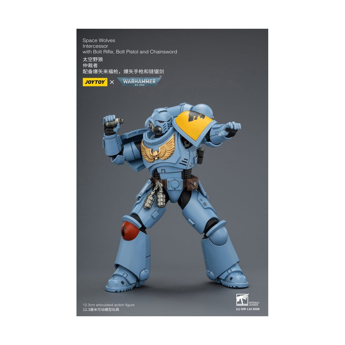 JoyToy Space Marines - Space Wolves - Intercessori 1/18 - Warhammer 40K
