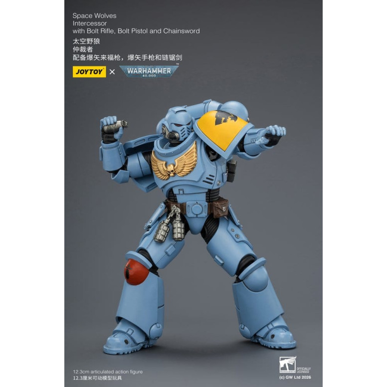 JoyToy Space Marines - Space Wolves - Intercessori 1/18 - Warhammer 40K