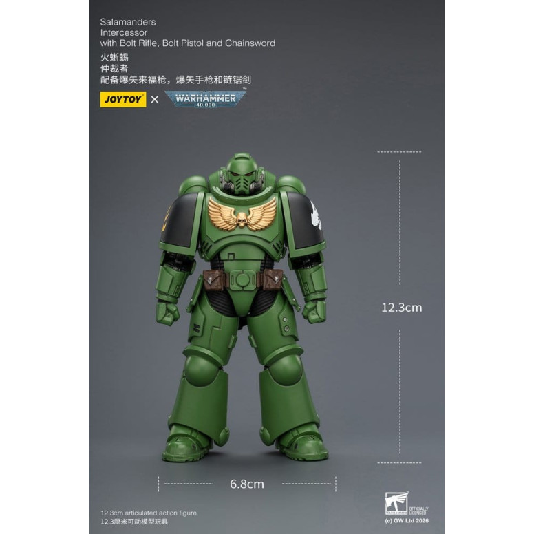 JoyToy Space Marines - Salamanders - Intercessori 1/18 - Warhammer 40K