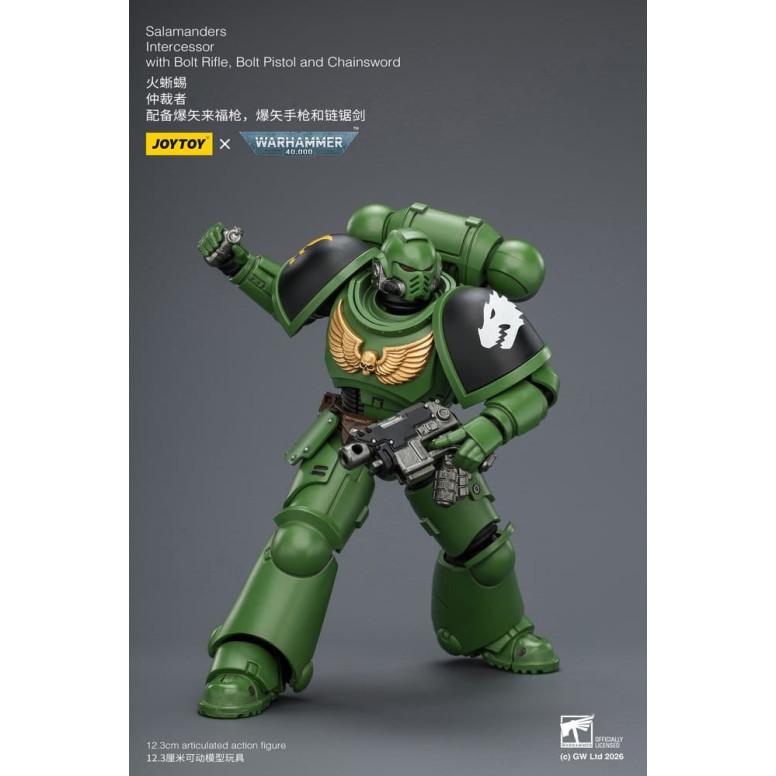 JoyToy Space Marines - Salamanders - Intercessori 1/18 - Warhammer 40K