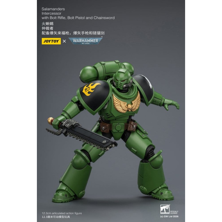 JoyToy Space Marines - Salamanders - Intercessori 1/18 - Warhammer 40K