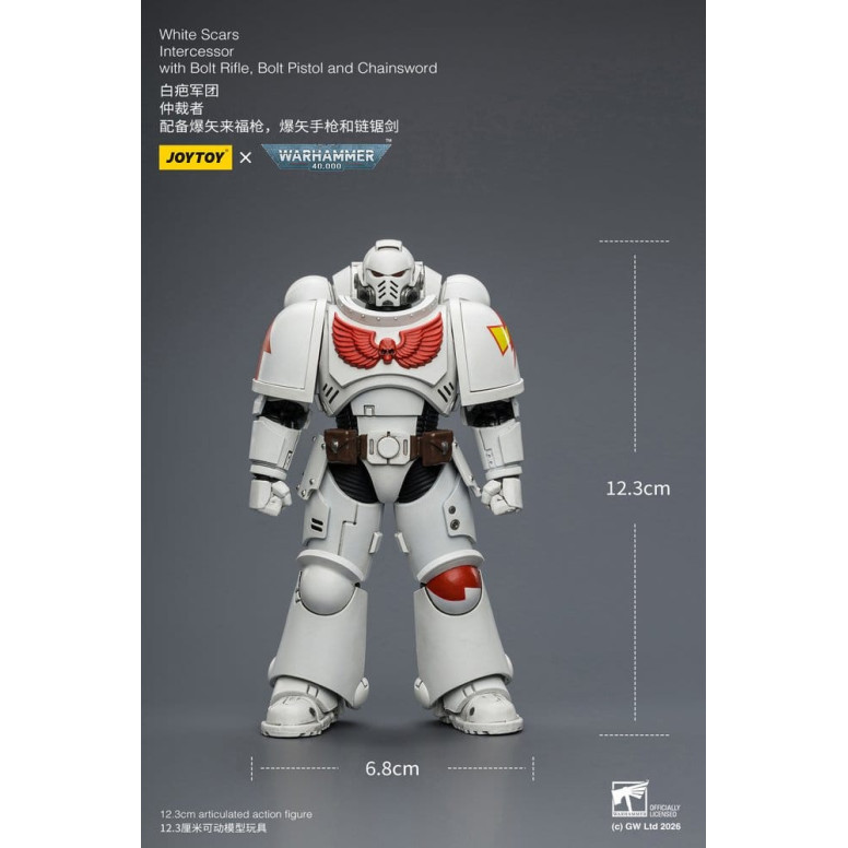 JoyToy Space Marines - Cicatrici Bianche - Intercessori 1/18 - Warhammer 40K