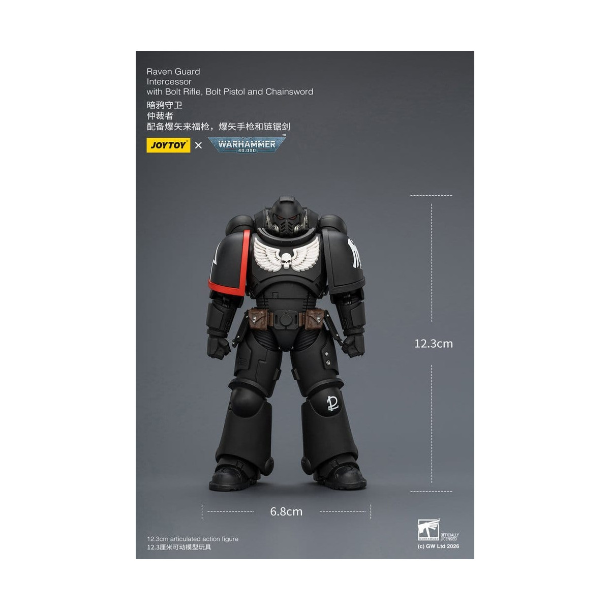 JoyToy Space Marines - Guardia Corvo - Intercessori 1/18 - Warhammer 40K