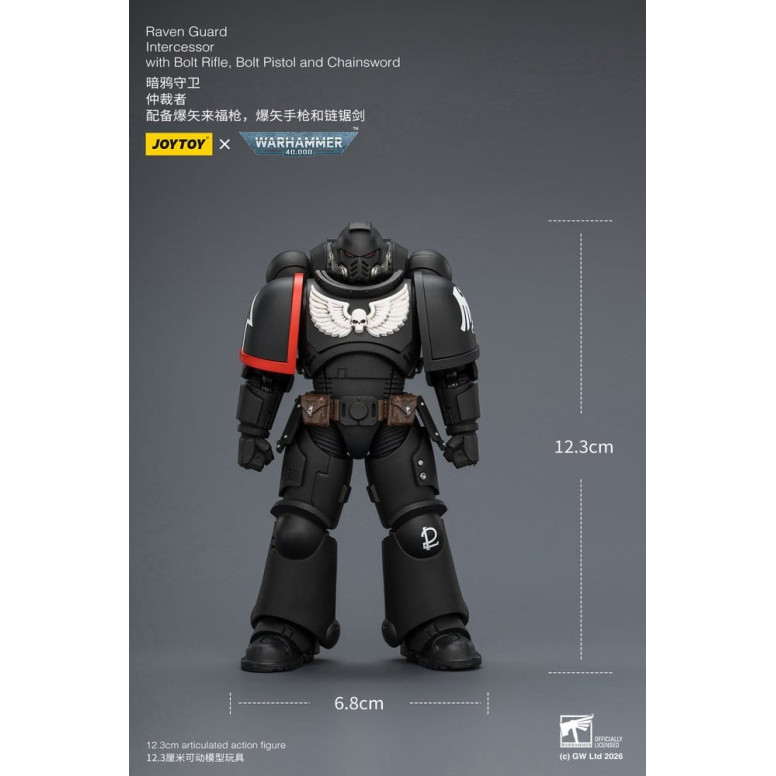 JoyToy Space Marines - Guardia Corvo - Intercessori 1/18 - Warhammer 40K
