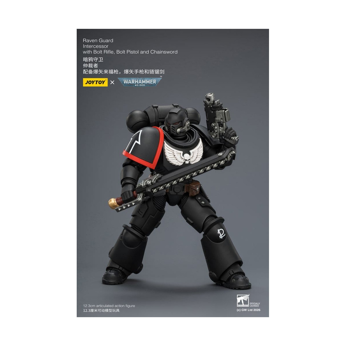 JoyToy Space Marines - Guardia Corvo - Intercessori 1/18 - Warhammer 40K