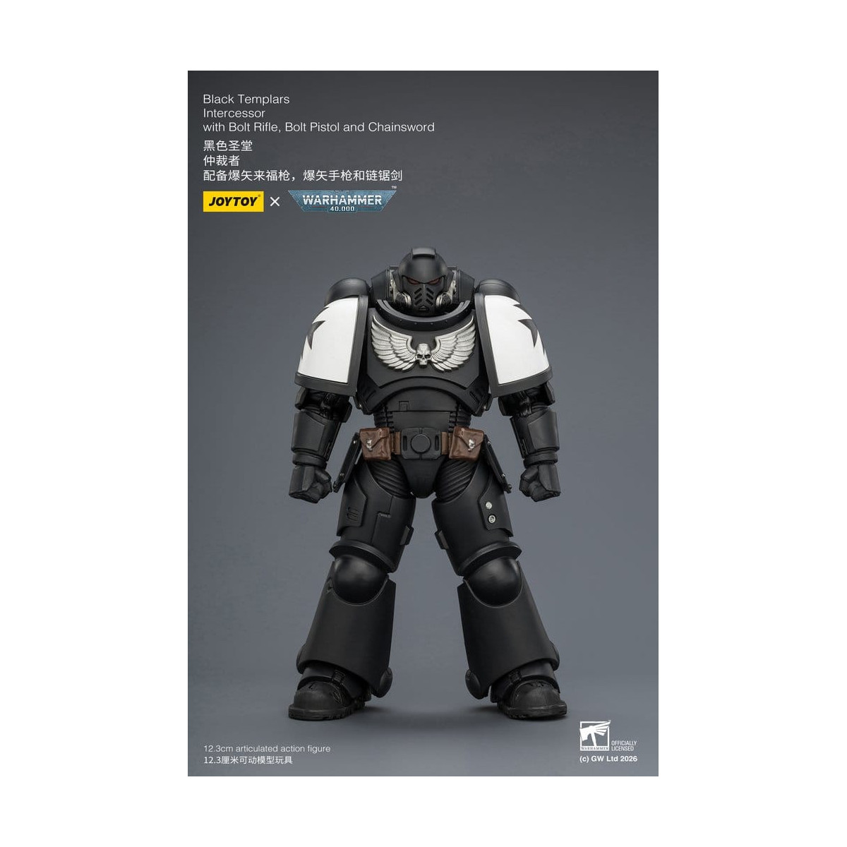 JoyToy Space Marines - Black Templars - Intercessori 1/18 - Warhammer 40K