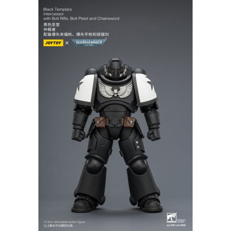 JoyToy Space Marines - Black Templars - Intercessori 1/18 - Warhammer 40K