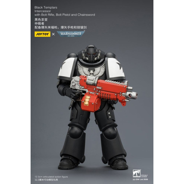 JoyToy Space Marines - Black Templars - Intercessori 1/18 - Warhammer 40K