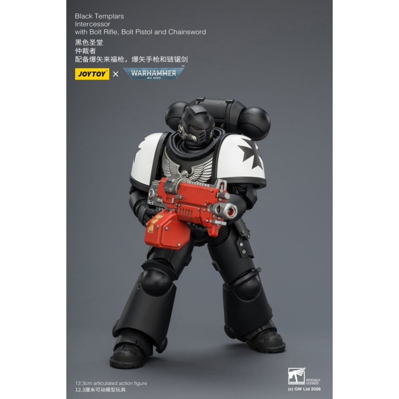 JoyToy Space Marines - Black Templars - Intercessori 1/18 - Warhammer 40K