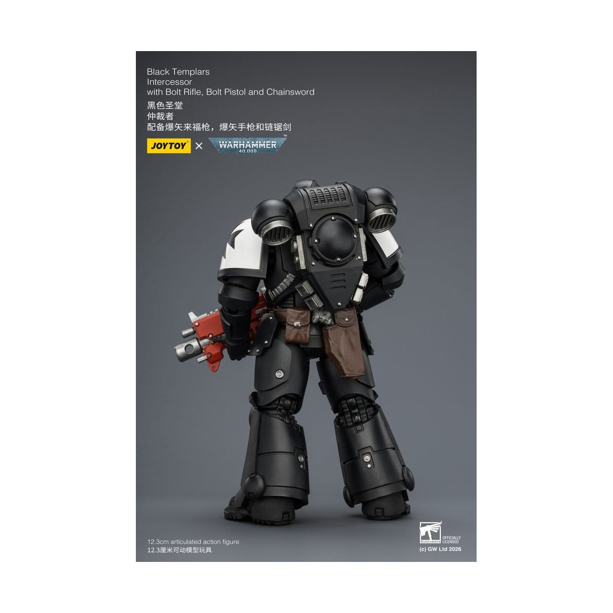 JoyToy Space Marines - Black Templars - Intercessori 1/18 - Warhammer 40K