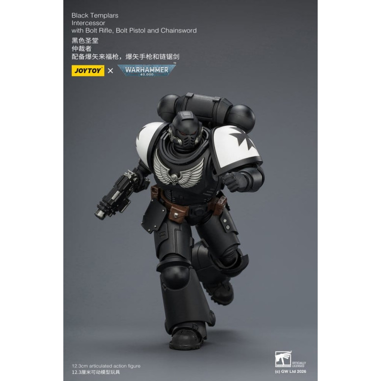 JoyToy Space Marines - Black Templars - Intercessori 1/18 - Warhammer 40K