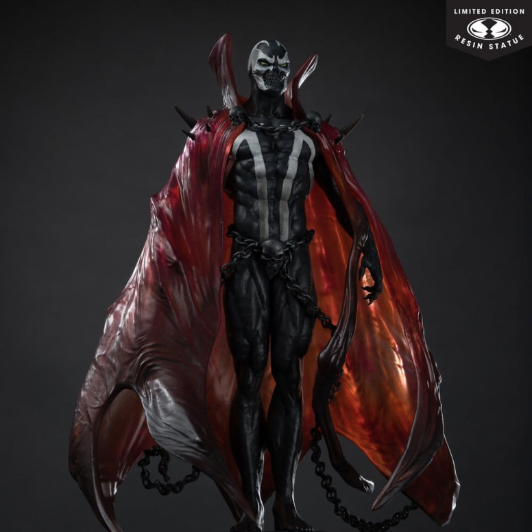 McFarlane - Spawn Statua nera, bianca e rossa 1/10 di Pupeteer Lee