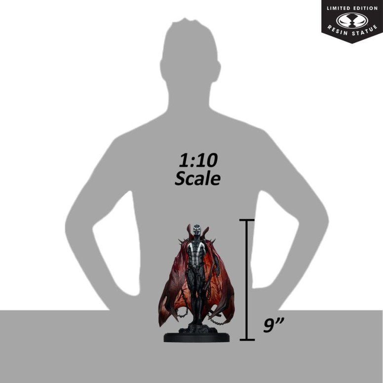 McFarlane - Spawn Statua nera, bianca e rossa 1/10 di Pupeteer Lee
