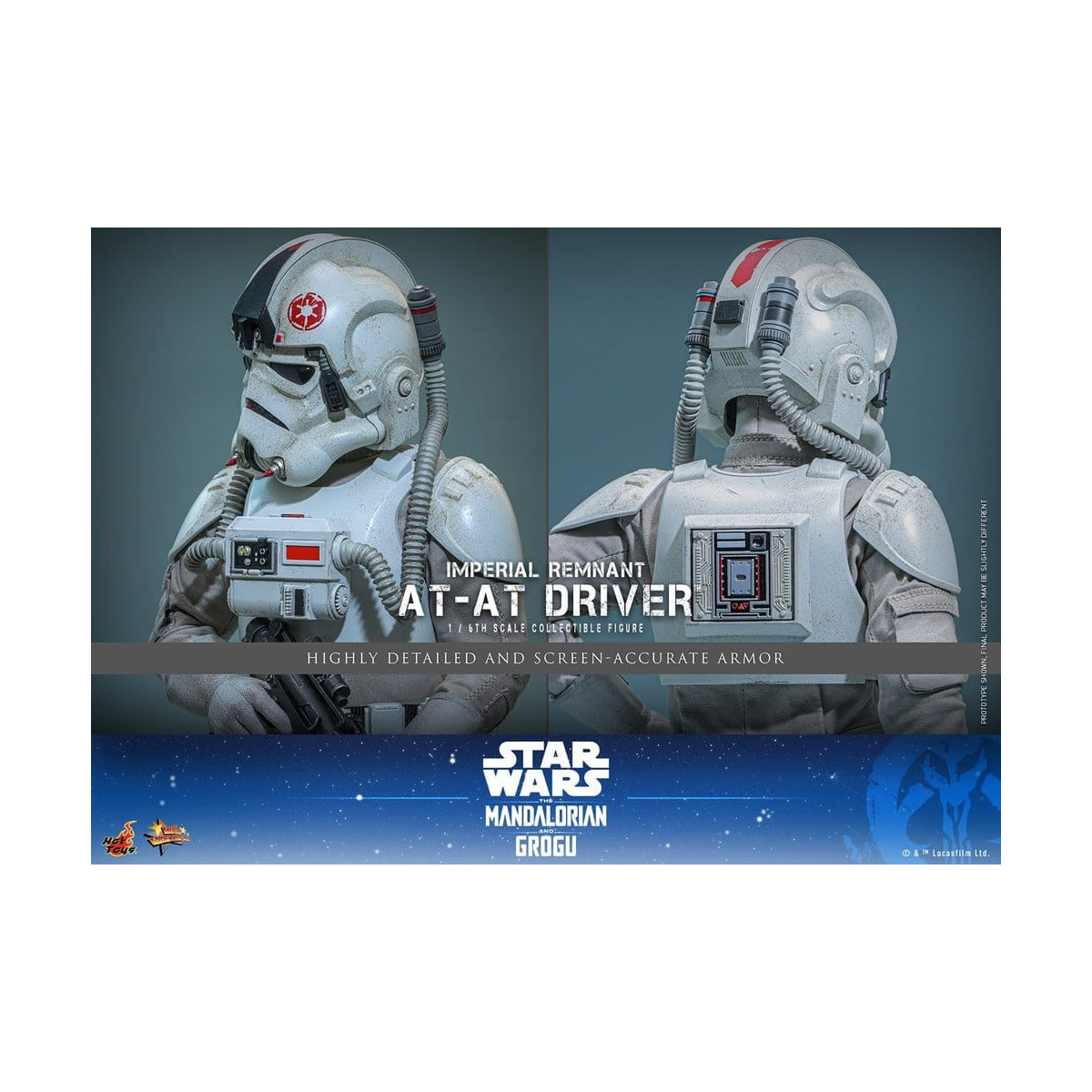 Hot Toys Star Wars - Conducente AT-AT Imperial Remnant 1/6 MMS845 - Star Wars: The Mandalorian & Grogu