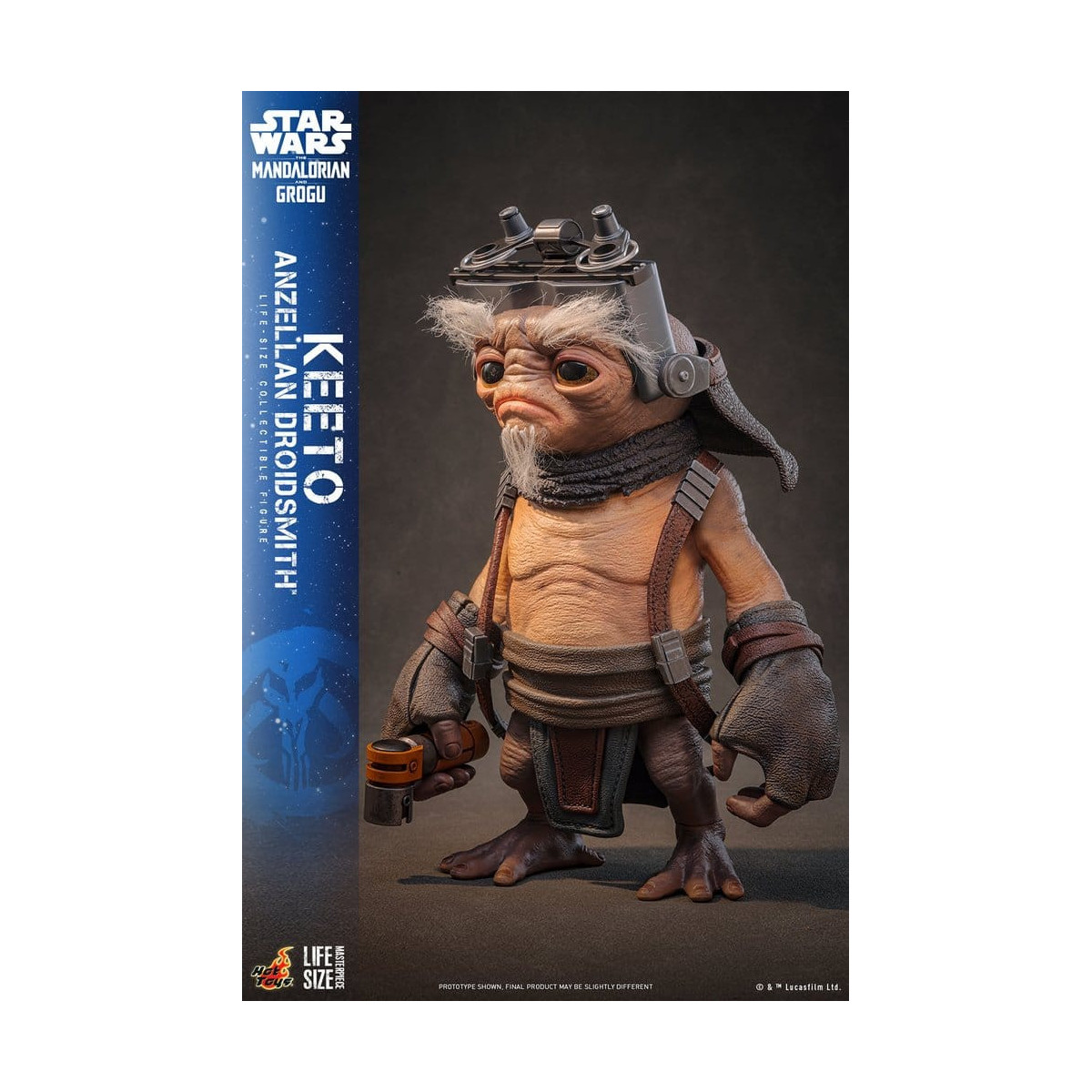 Hot toys Star Wars - Keeto (Droidsmith Anzellan) Serie di capolavori a grandezza naturale - Star Wars: The Mandalorian & Grogu