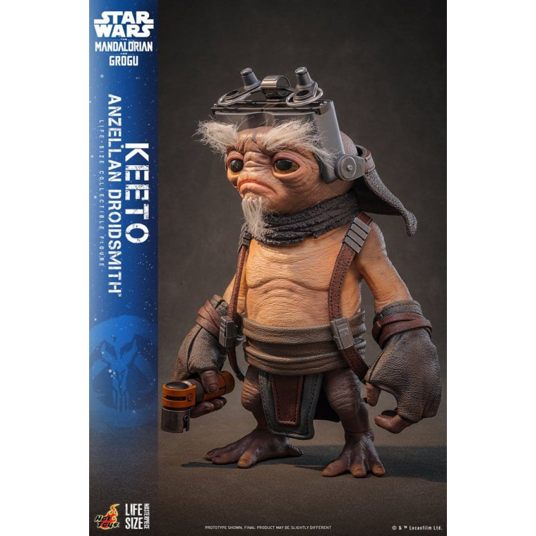 Hot toys Star Wars - Keeto (Droidsmith Anzellan) Serie di capolavori a grandezza naturale - Star Wars: The Mandalorian & Grogu