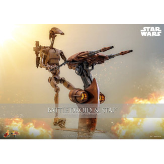 Hot Toys - Droide da battaglia e STAP MMS 1/6 - Star Wars: La minaccia fantasma MMS887