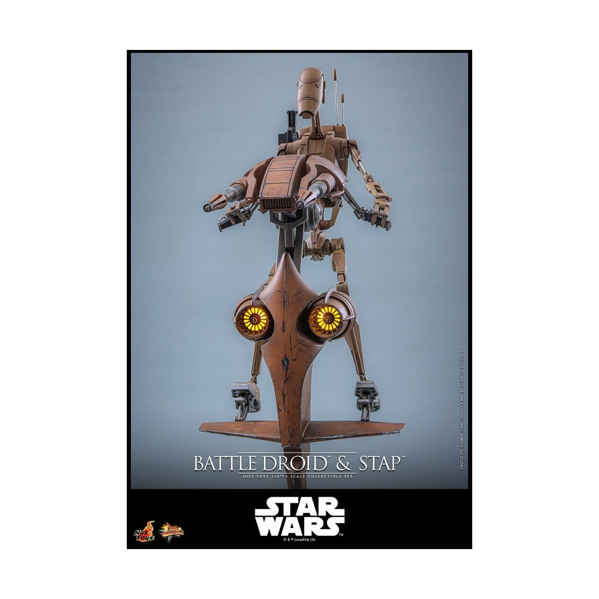 Hot Toys - Droide da battaglia e STAP MMS 1/6 - Star Wars: La minaccia fantasma MMS887