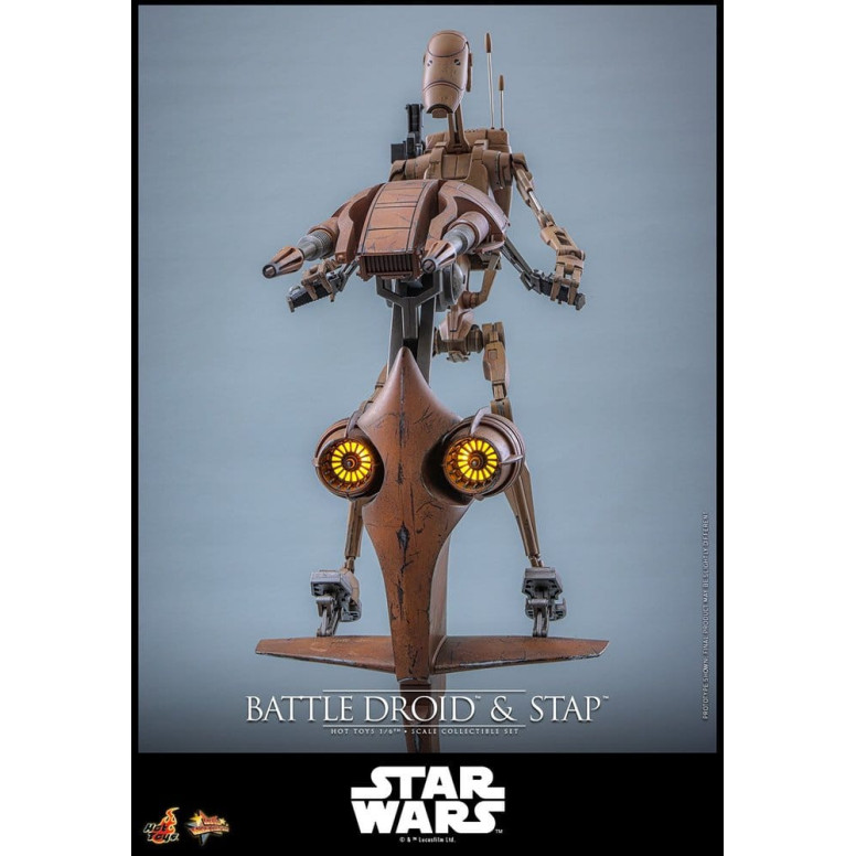 Hot Toys - Droide da battaglia e STAP MMS 1/6 - Star Wars: La minaccia fantasma MMS887