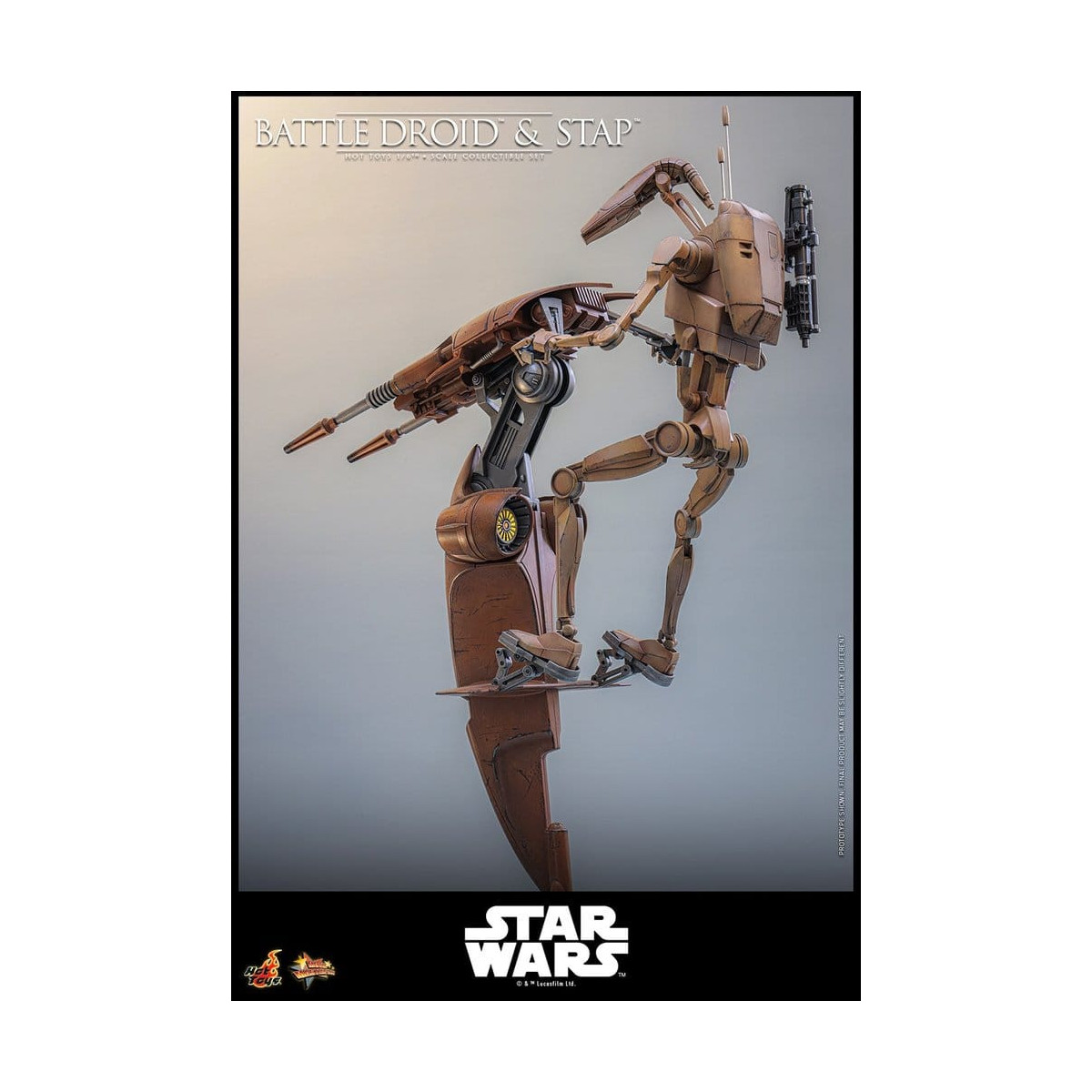Hot Toys - Droide da battaglia e STAP MMS 1/6 - Star Wars: La minaccia fantasma MMS887