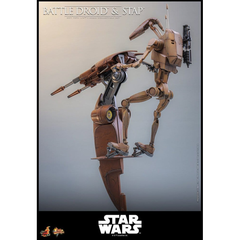 Hot Toys - Droide da battaglia e STAP MMS 1/6 - Star Wars: La minaccia fantasma MMS887