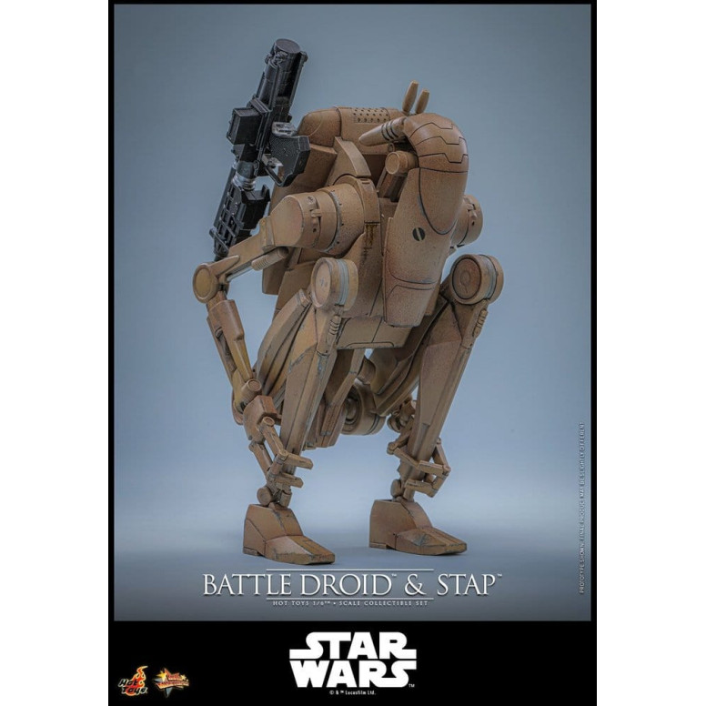 Hot Toys - Droide da battaglia e STAP MMS 1/6 - Star Wars: La minaccia fantasma MMS887