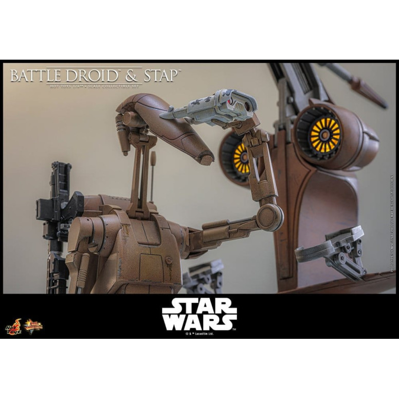 Hot Toys - Droide da battaglia e STAP MMS 1/6 - Star Wars: La minaccia fantasma MMS887