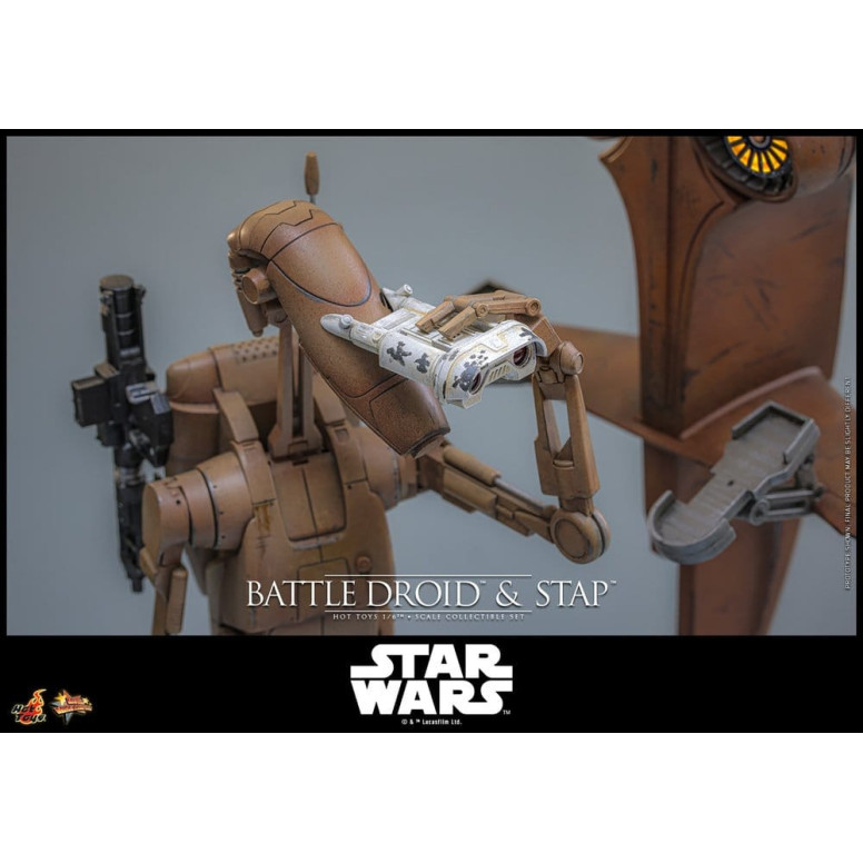 Hot Toys - Droide da battaglia e STAP MMS 1/6 - Star Wars: La minaccia fantasma MMS887
